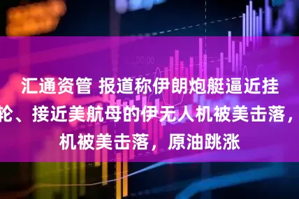 汇通资管 报道称伊朗炮艇逼近挂美国旗油轮、接近美航母的伊无人机被美击落，原油跳涨